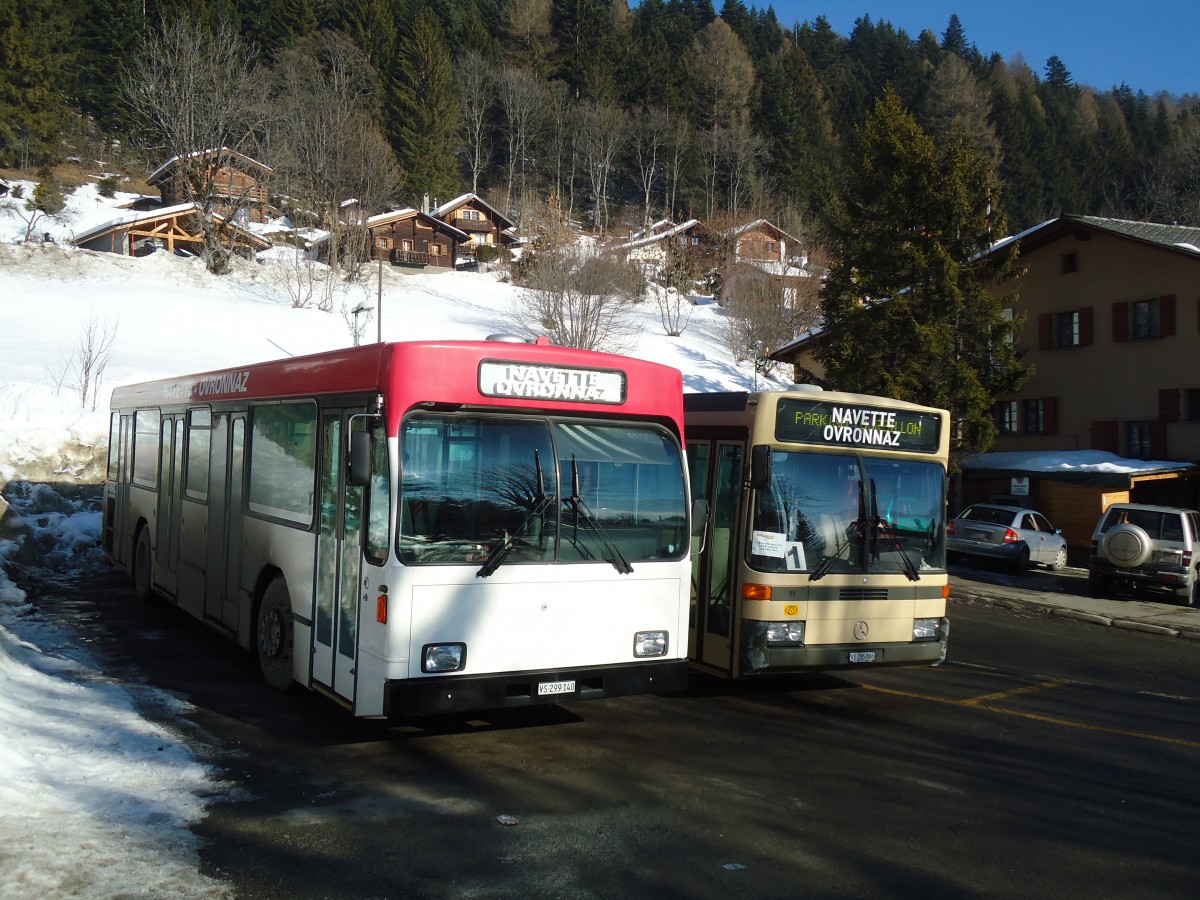 (131'951) - Buchard, Leytron - Nr. 106/VS 299'140 - Volvo/R&J (ex Bernmobil, Bern Nr. 106) am 2. Januar 2011 in Ovronnaz, La Crois�e