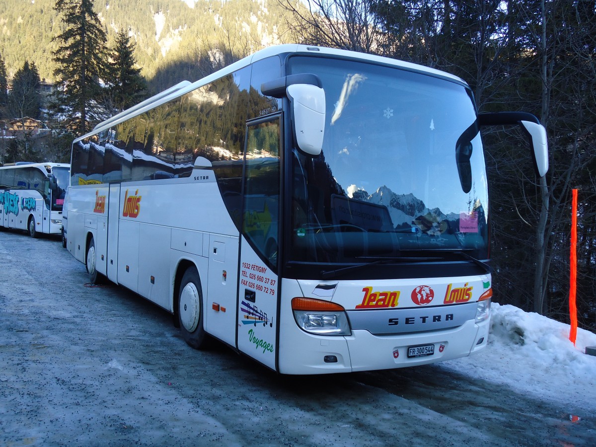 (131'983) - Jean-Louis, F�tigny - FR 300'544 - Setra am 8. Januar 2011 in Adelboden, ASB