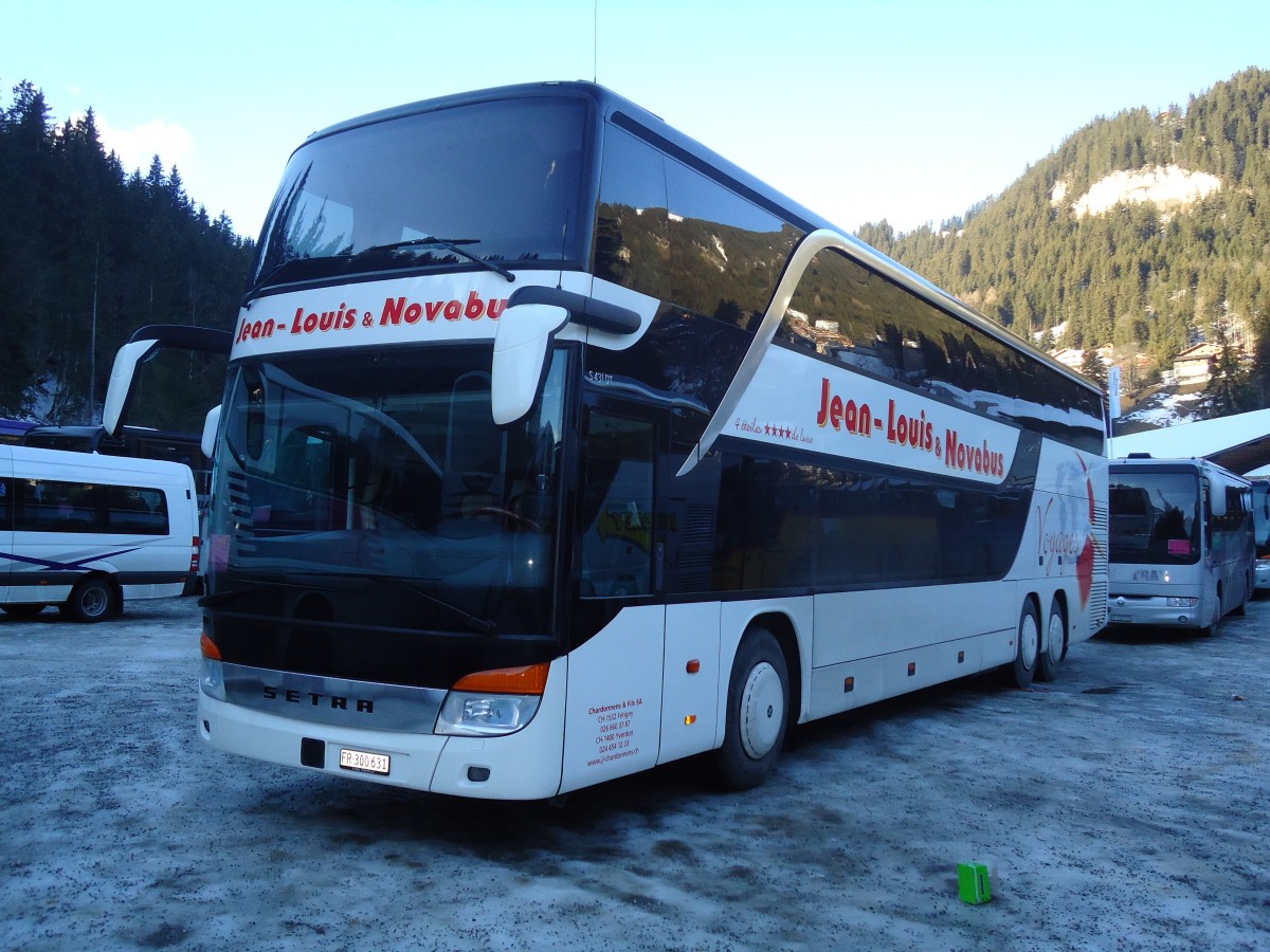 (132'002) - Chardonnens, F�tigny - FR 300'631 - Setra am 8. Januar 2011 in Adelboden, ASB