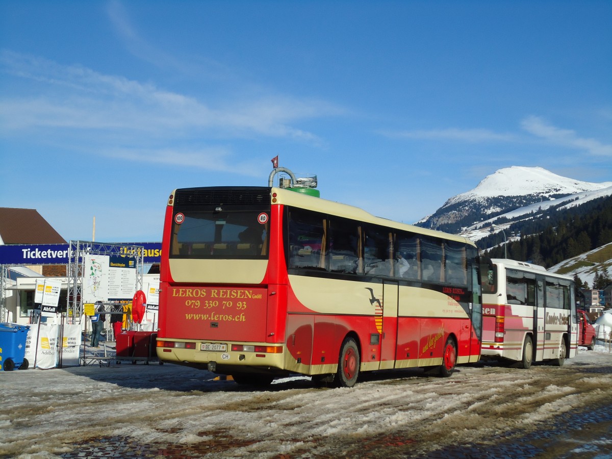 (132'159) - L�thi, Walkringen - Nr. 18/BE 2077 - MAN (ex Dillier, Sarnen Nr. 18) am 8. Januar 2011 in Adelboden, Weltcup