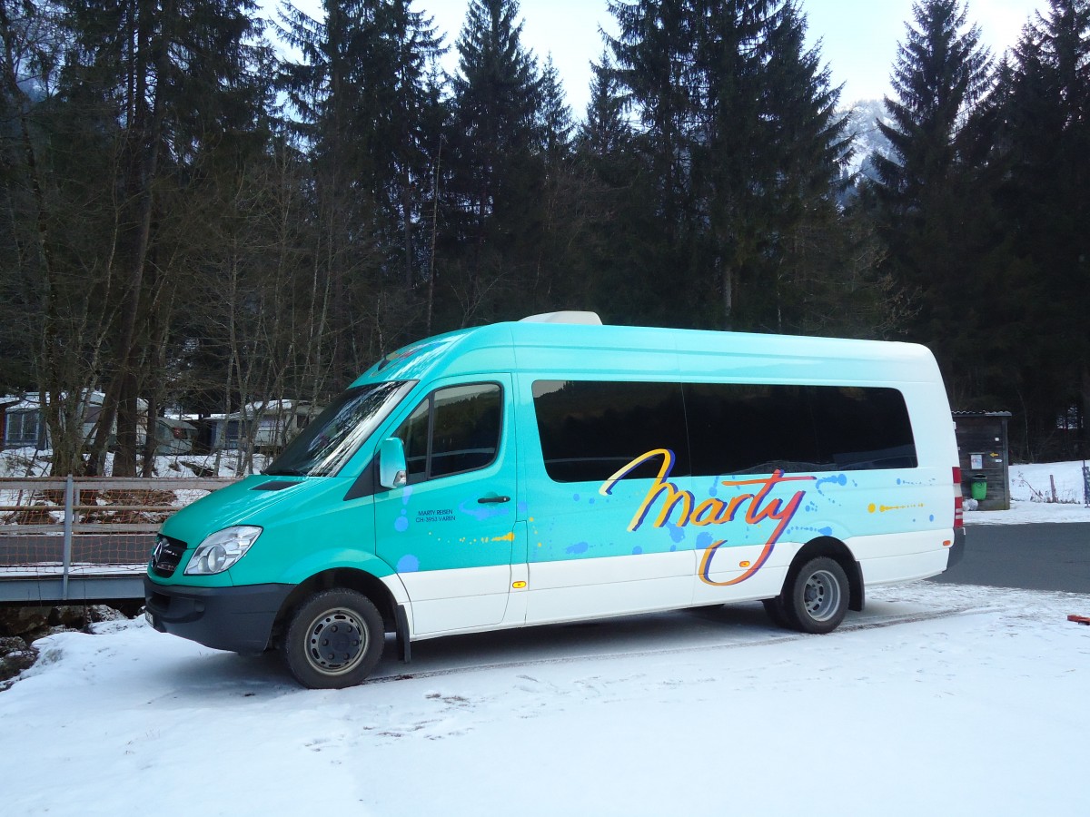 (132'383) - Marty, Varen - VS 595 - Mercedes am 22. Januar 2011 in Champ�ry, Petit Paradis