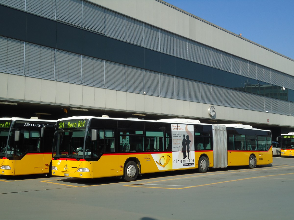 (132'670) - PostAuto Bern - Nr. 634/BE 615'604 - Mercedes (ex P 27'008) am 6. M�rz 2011 in Bern, Postautostation