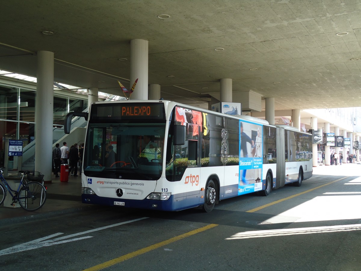 (132'835) - TPG Gen�ve - Nr. 113/GE 960'498 - Mercedes am 10. M�rz 2011 in Gen�ve, Palexpo