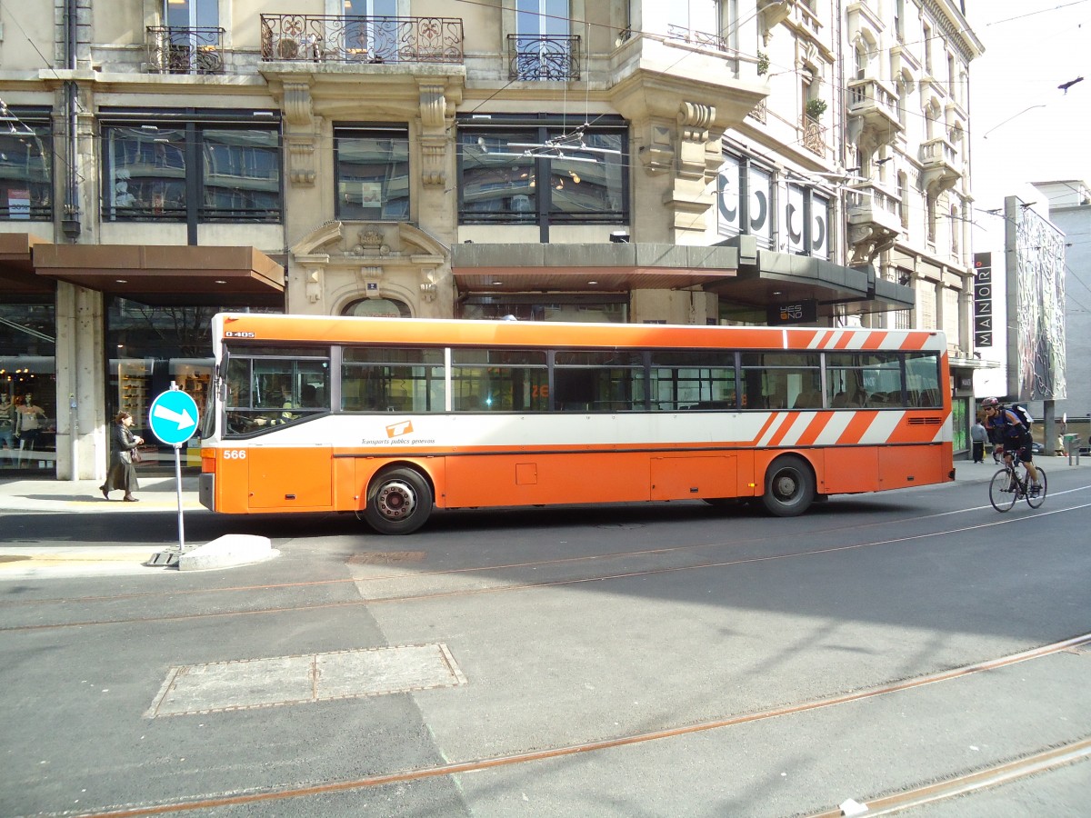 (132'876) - TPG Gen�ve - Nr. 566/GE 96'120 - Mercedes am 10. M�rz 2011 in Gen�ve, Coutance