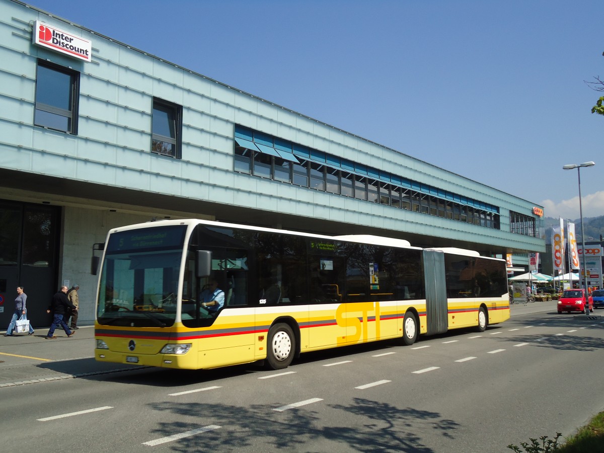(133'305) - STI Thun - Nr. 135/BE 801'135 - Mercedes am 16. April 2011 in Thun, Str�ttligenplatz
