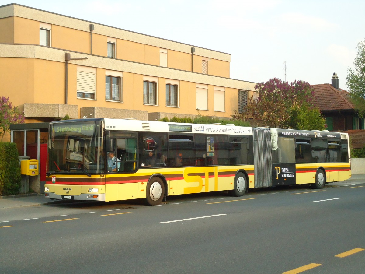 (133'347) - STI Thun - Nr. 90/BE 572'090 - MAN am 21. April 2011 in Thun, Pfaffenb�hl