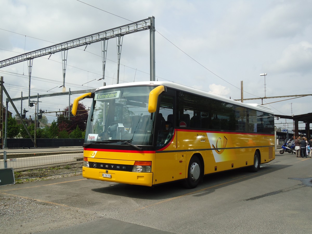 (133'492) - Fl�ck, Brienz - Nr. 8/BE 156'358 - Setra am 29. April 2011 in Thun, CarTerminal