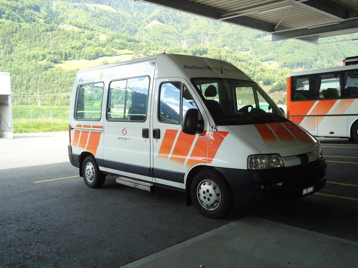 (133'632) - AAGU Altdorf - Nr. 45/UR 7620 - Peugeot am 14. Mai 2011 in Schattdorf, Garage