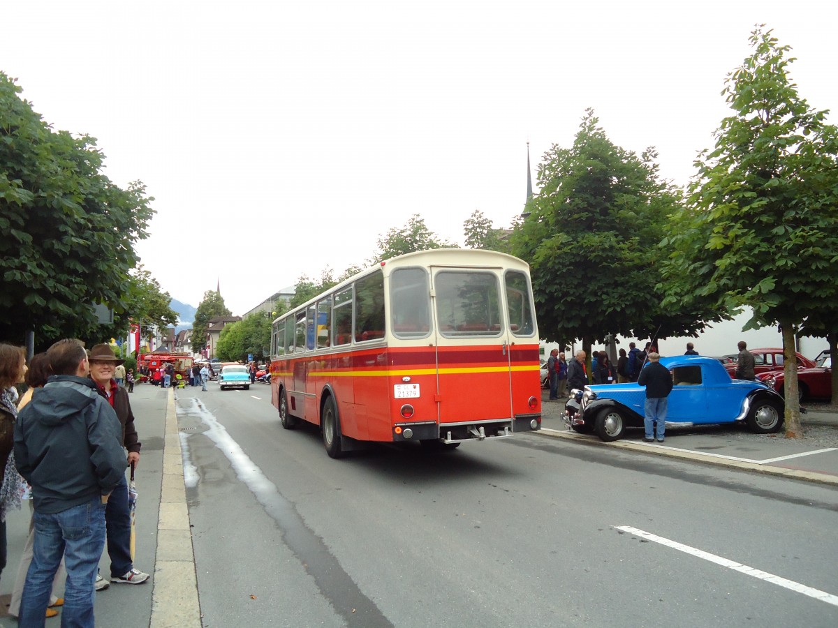 (134'116) - Looser, Elm - GL 21'379 - Saurer/T�scher (ex Polizeidirektion, Bern; ex P 24'657) am 11. Juni 2011 in Sarnen, OiO