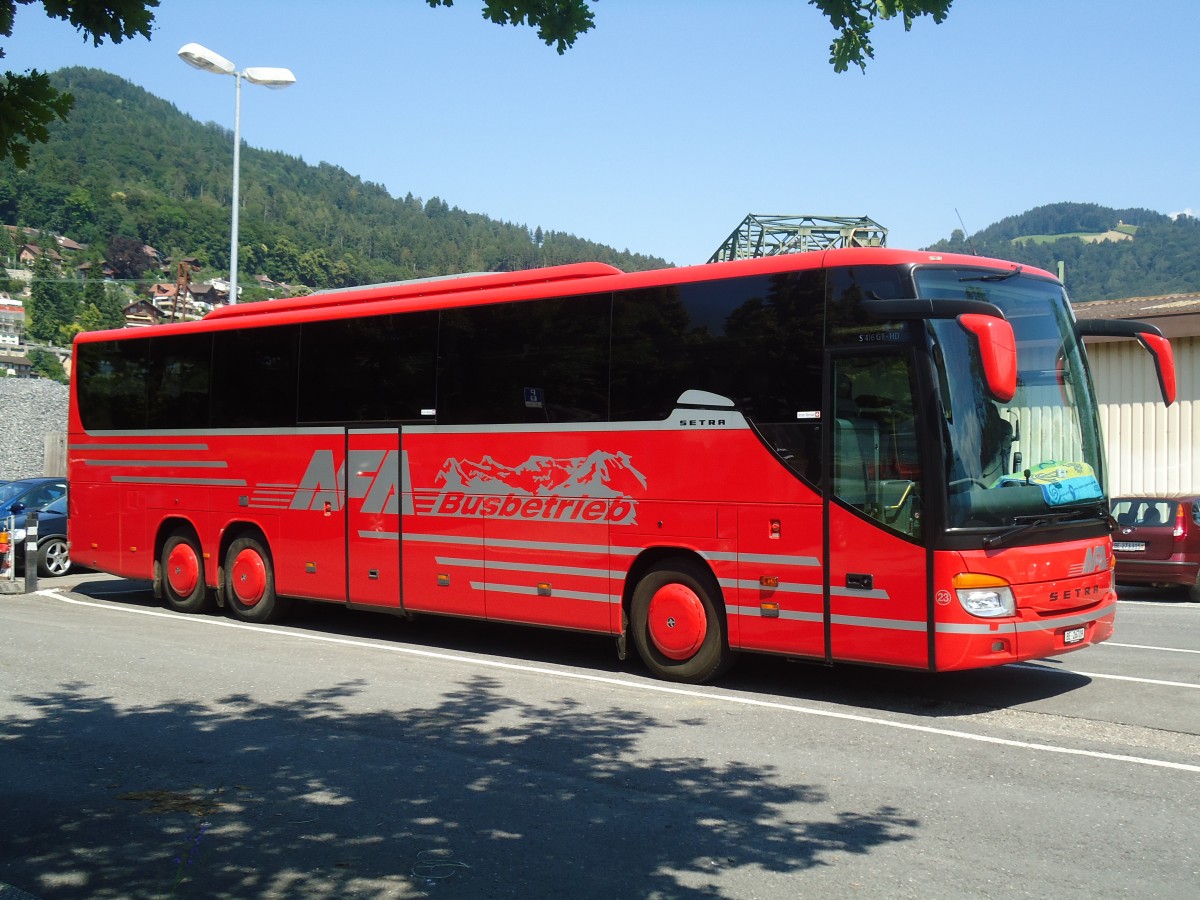 (134'531) - AFA Adelboden - Nr. 23/BE 26'709 - Setra (ex Blaguss, A-Wien Nr. 5402) am 27. Juni 2011 in Thun, Seestrasse