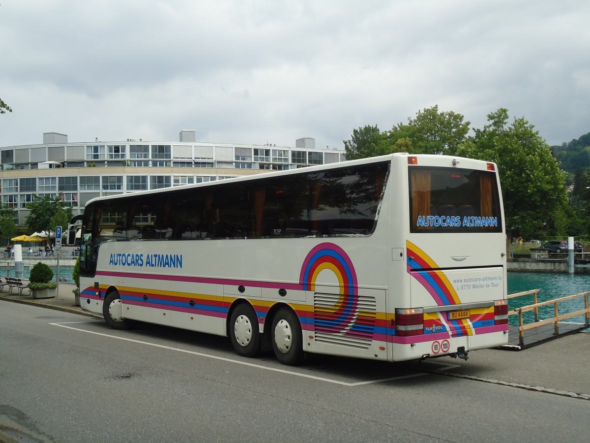 (134'586) - Aus Luxemburg: Altmann, Weiler-la-Tour - BU 4444 - Van Hool am 30. Juni 2011 bei der Schiffl�ndte Thun