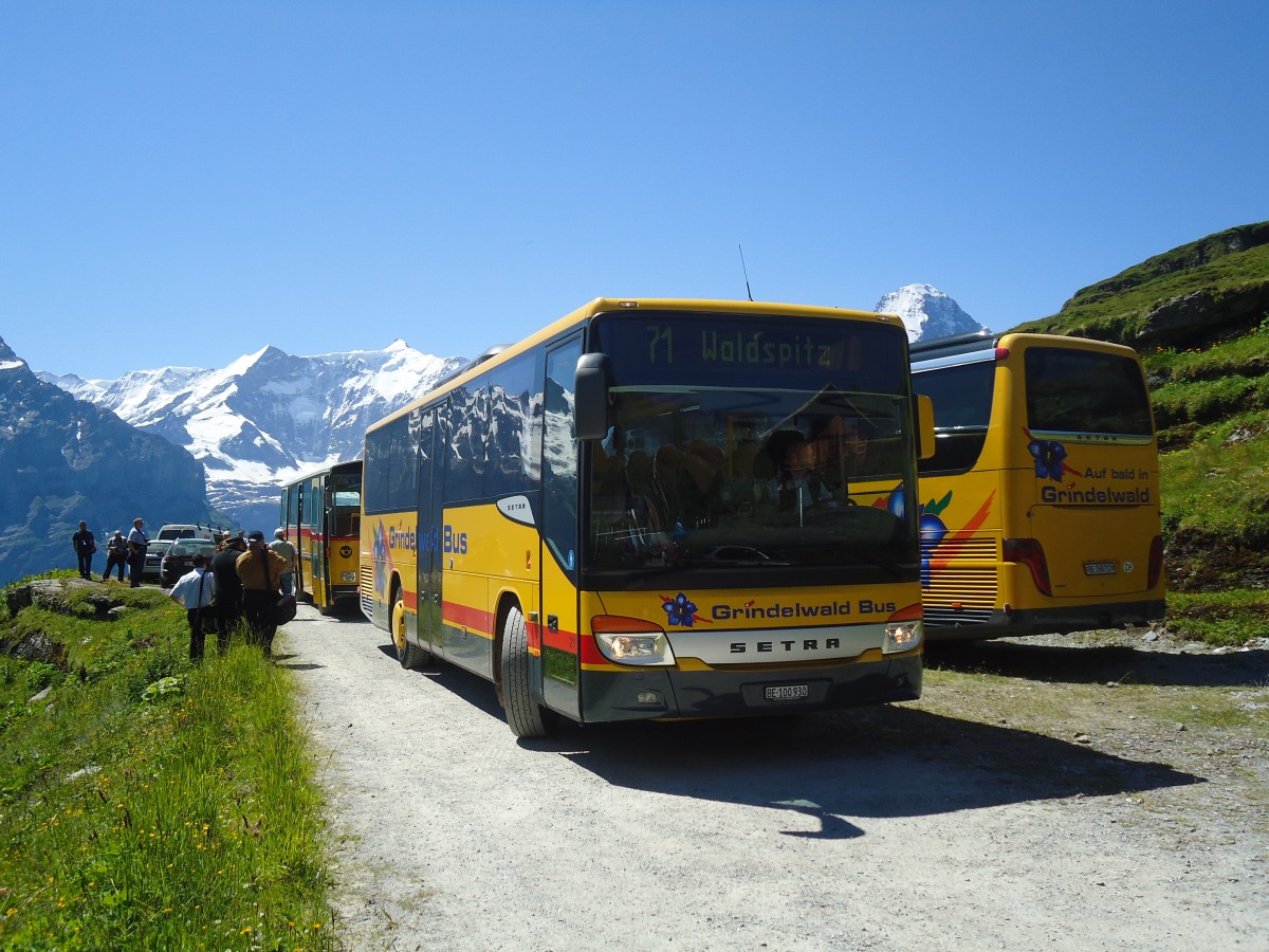 (134'682) - AVG Grindelwald - Nr. 21/BE 100'930 - Setra am 3. Juli 2011 in Grindelwald, Bachl�ger