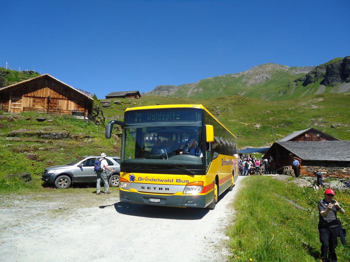 (134'684) - AVG Grindelwald - Nr. 21/BE 100'930 - Setra am 3. Juli 2011 in Grindelwald, Bachl�ger