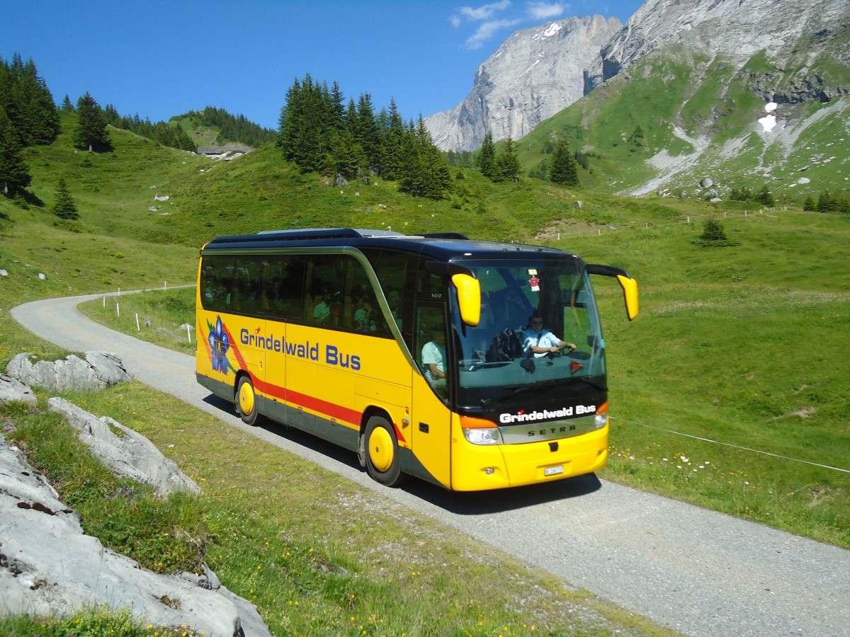 (134'780) - AVG Grindelwald - Nr. 26/BE 268'737 - Setra am 3. Juli 2011 in Grindelwald, Oberer Lauchb�hl