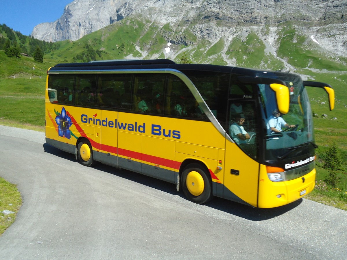 (134'781) - AVG Grindelwald - Nr. 26/BE 268'737 - Setra am 3. Juli 2011 in Grindelwald, Oberer Lauchb�hl