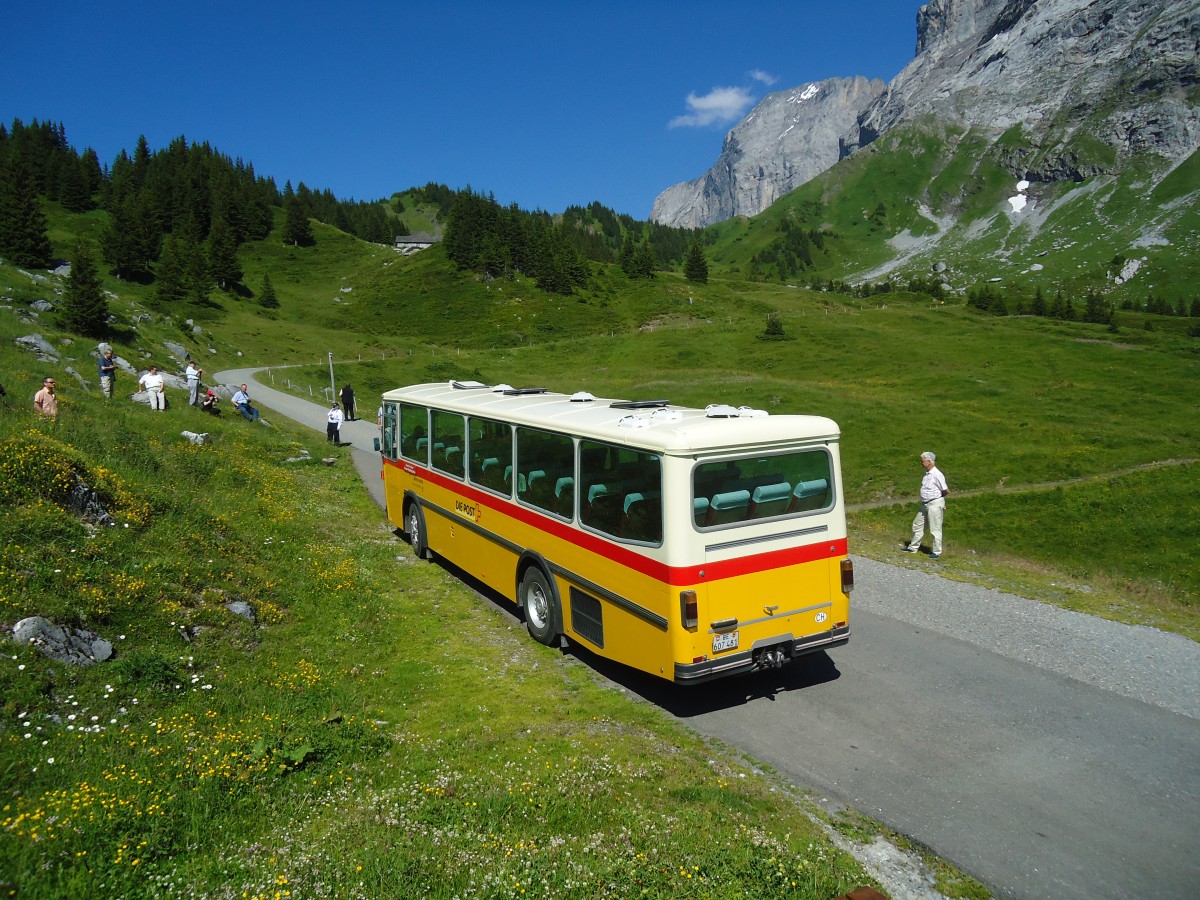 (134'783) - AVG Meiringen - Nr. 74/BE 607'481 - Saurer/R&J (ex P 24'357) am 3. Juli 2011 in Grindelwald, Oberer Lauchb�hl