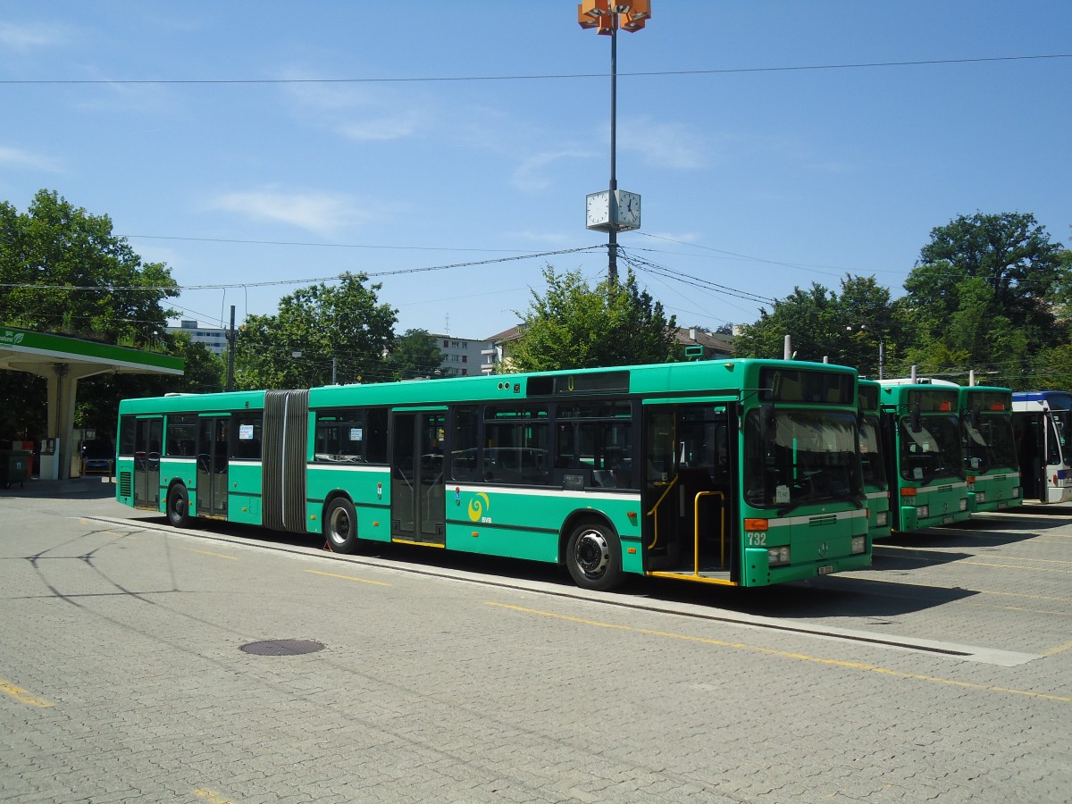 (135'069) - TL Lausanne (BVB 732) - Nr. 645/BS 3232 - Mercedes (ex VAG Freiburg/D Nr. 928) am 12. Juli 2011 in Lausanne, D�p�t Borde