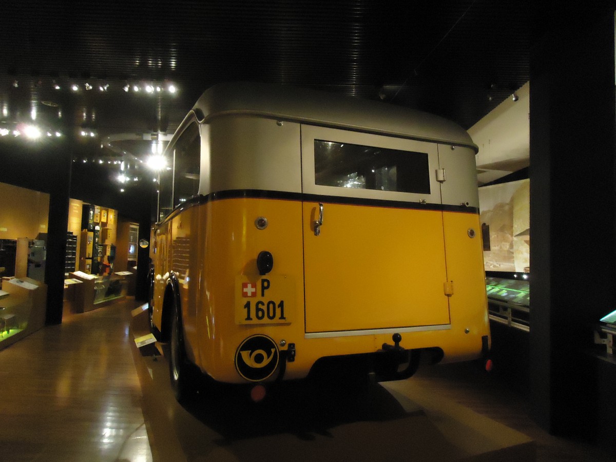 (135'138) - PTT-Regie - P 1601 - Saurer/Saurer (ex Nussbaumer, Ganterschwil) am 13. Juli 2011 in Bern, Museum f�r Kommunikation