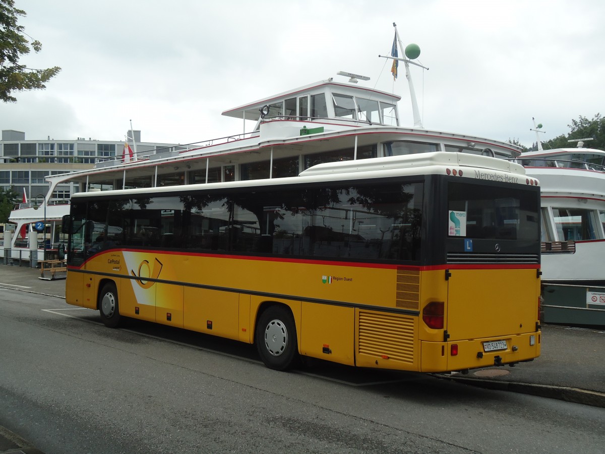 (135'326) - CarPostal Ouest - VD 548'723 - Mercedes am 28. Juli 2011 bei der Schiffl�ndte Thun