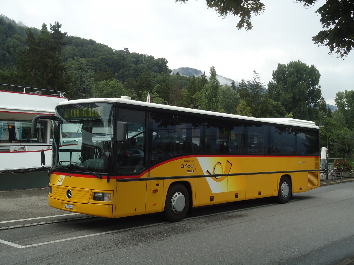 (135'327) - CarPostal Ouest - VD 548'723 - Mercedes am 28. Juli 2011 bei der Schiffl�ndte Thun