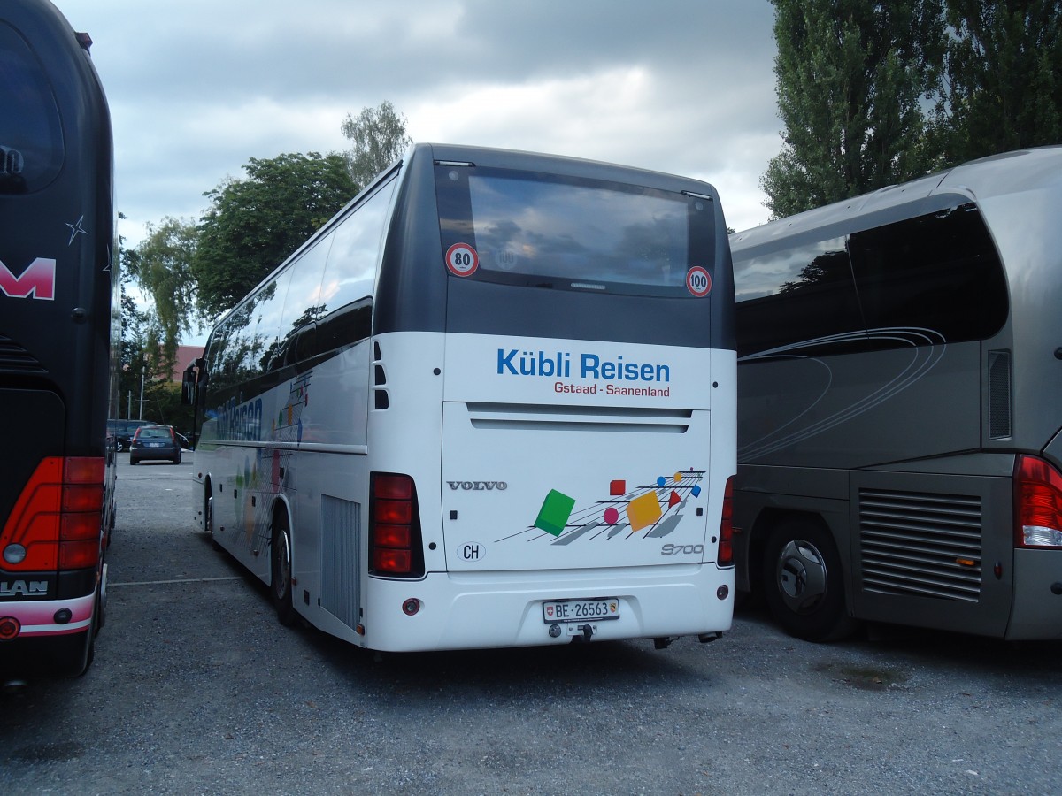 (135'336) - K�bli, Gstaad - BE 26'563 - Volvo (ex AAGK Koppigen Nr. 25) am 29. Juli 2011 in Thun, Lachenwiese
