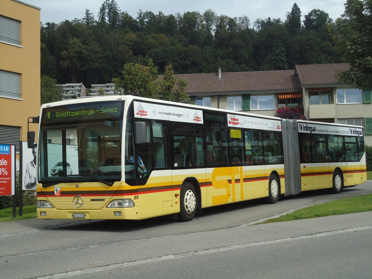 (135'406) - STI Thun - Nr. 85/BE 543'385 - Mercedes am 6. August 2011 in Steffisburg, Fl�hli
