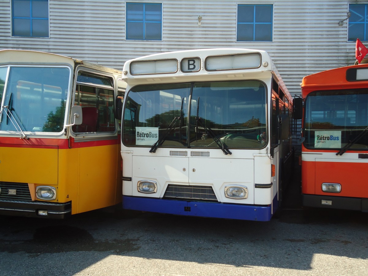 (135'574) - A�roport, Gen�ve (R�trobus) - FBW/Hess-Lauber (ex TPG Gen�ve Nr. 548; ex TPG Gen�ve Nr. 258) am 20. August 2011 in Moudon, R�trobus 