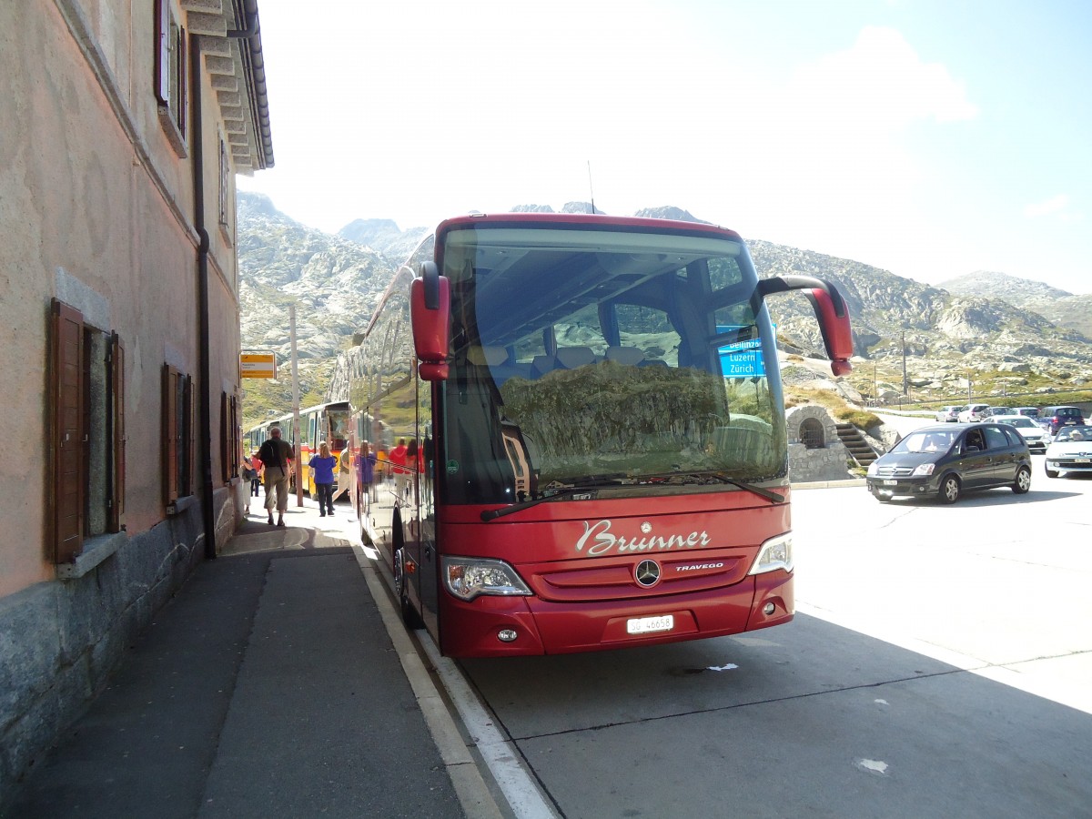 (135'724) - Brunner, Sargans - SG 46'658 - Mercedes am 21. August 2011 in Gotthard, Passh�he