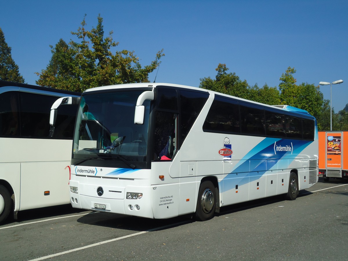 (136'253) - Inderm�hle, Rekingen - Nr. 107/AG 15'234 - Mercedes am 30. September 2011 in Thun, Seestrasse