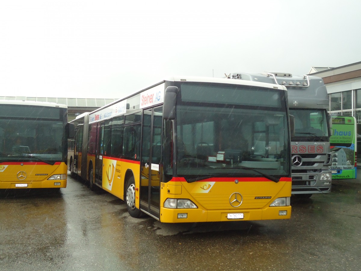 (136'635) - PostAuto Z�rich - Nr. 190/ZH 780'779 - Mercedes (ex Nr. 28) am 19. Oktober 2011 in Wil, Larag