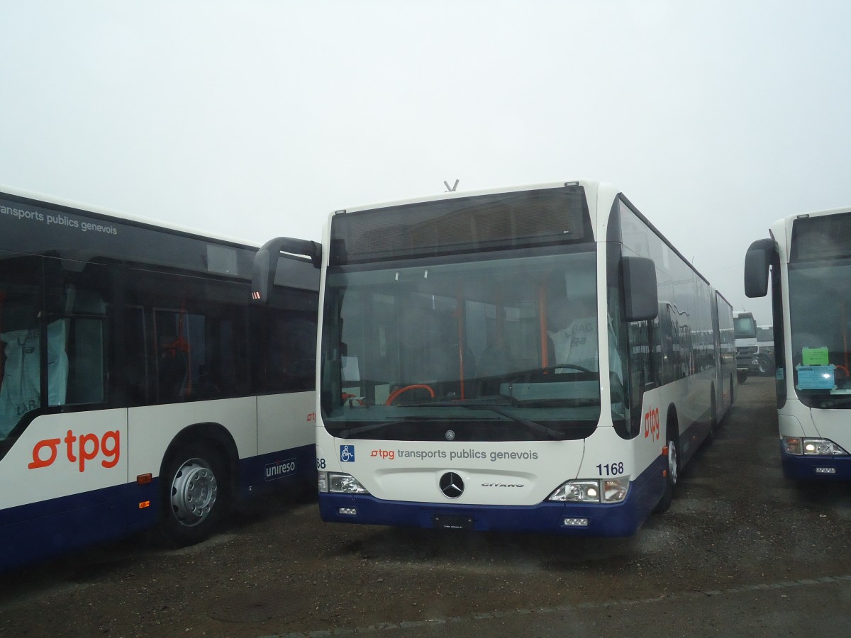 (136'883) - TPG Gen�ve - Nr. 1168 - Mercedes am 23. November 2011 in Wil, Larag