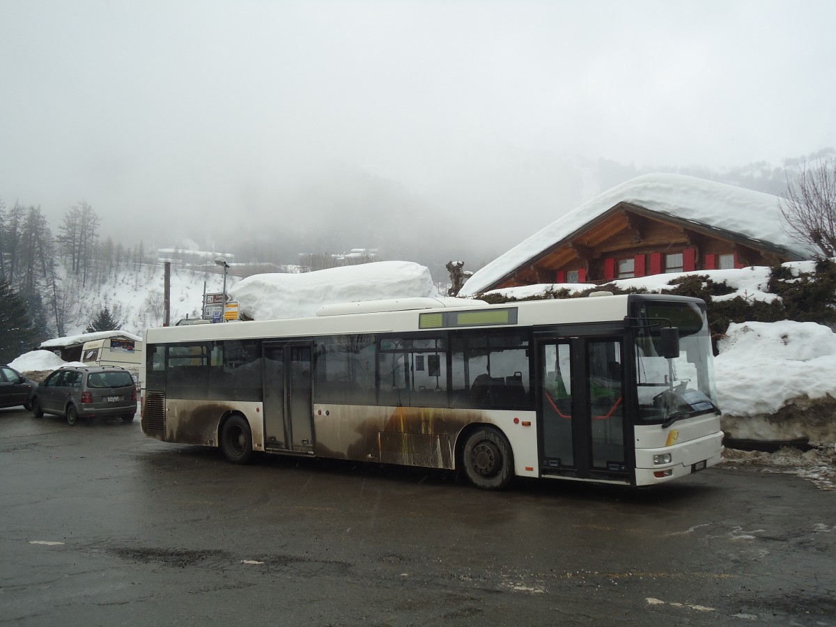 (137'745) - Buchard, Leytron - VS 285'066 - MAN (ex AAGL Liestal Nr. 74; ex AAGL Liestal Nr. 66) am 19. Februar 2012 in Ovronnaz, La Crois�e