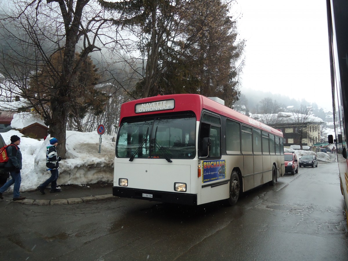 (137'750) - Buchard, Leytron - Nr. 106/VS 386'364 - Volvo/R&J (ex Bernmobil, Bern Nr. 106) am 19. Februar 2012 in Ovronnaz, La Crois�e