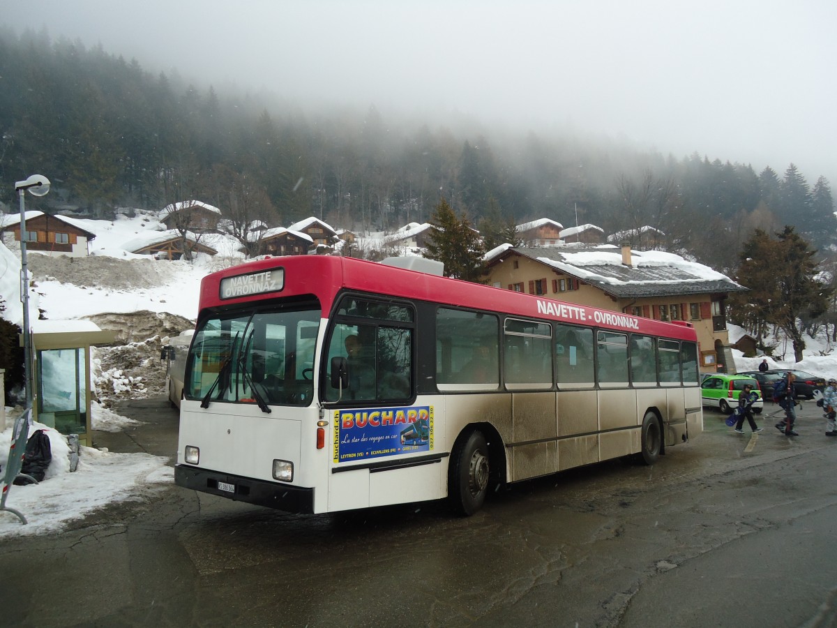 (137'751) - Buchard, Leytron - Nr. 106/VS 386'364 - Volvo/R&J (ex Bernmobil, Bern Nr.106) am 19. Februar 2012 in Ovronnaz, La Crois�e