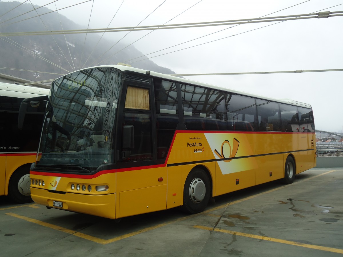 (137'877) - PostAuto Graub�nden - GR 159'349 - Neoplan (ex P 25'166) am 5. M�rz 2012 in Chur, Postautostation