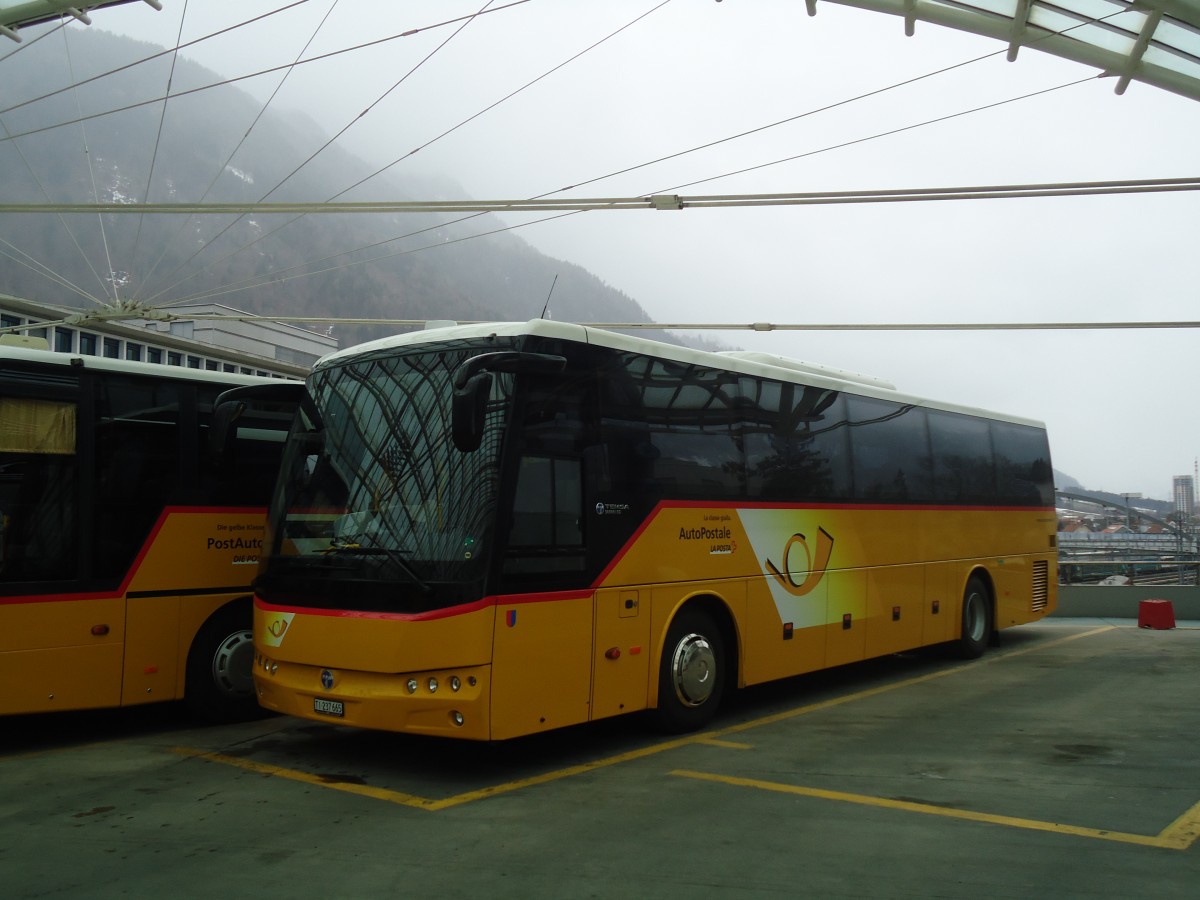 (137'906) - AutoPostale Ticino - TI 237'665 - Temsa am 5. M�rz 2012 in Chur, Postautostation