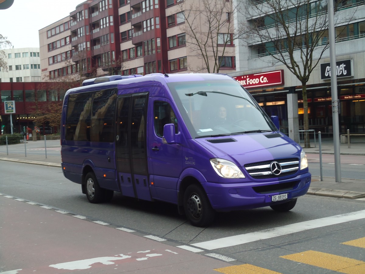 (137'967) - ZVB Zug - Nr. 191/ZG 88'191 - Mercedes am 6. M�rz 2012 in Zug, Metalli
