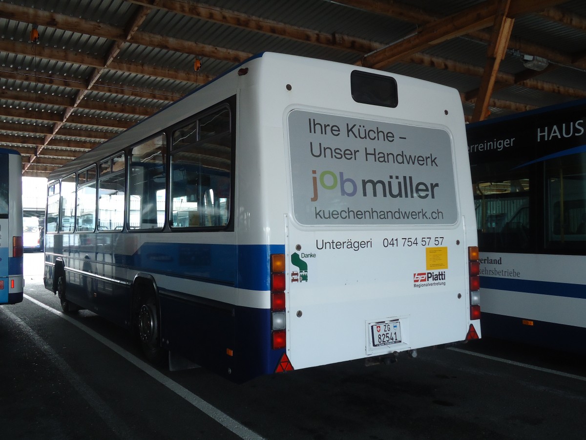 (138'031) - ZVB Zug - Nr. 401/ZG 82'541 - Lanz+Marti/Hess Personenanh�nger (ex Nr. 101) am 6. M�rz 2012 in Zug, Garage