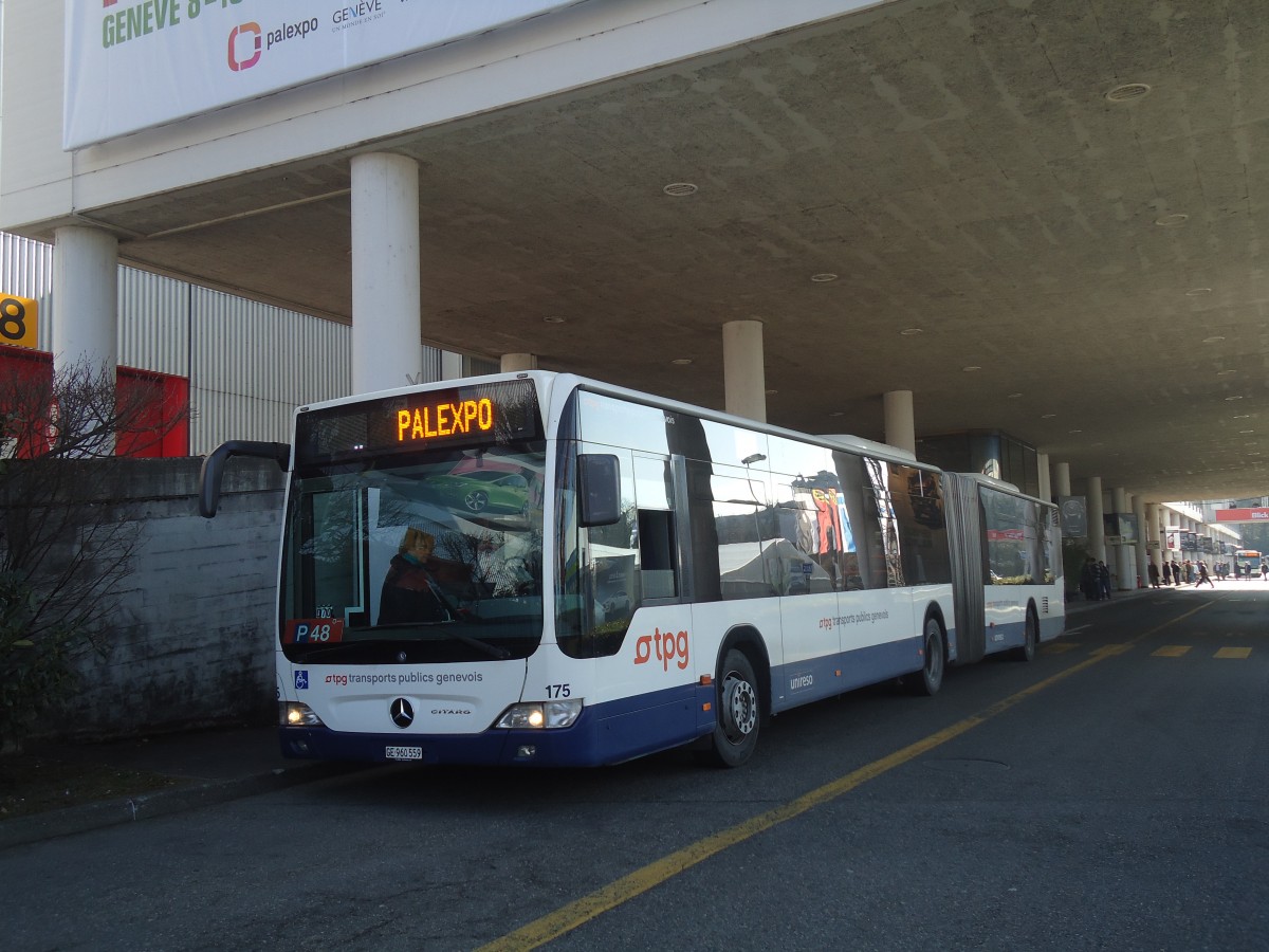 (138'180) - TPG Gen�ve - Nr. 175/GE 960'559 - Mercedes am 9. M�rz 2012 in Gen�ve, Palexpo