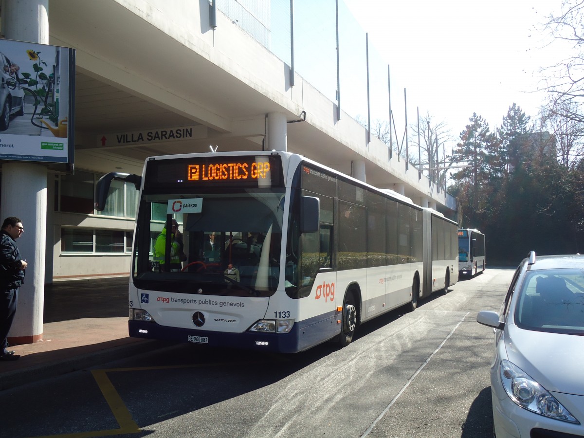 (138'182) - TPG Gen�ve - Nr. 1133/GE 960'883 - Mercedes am 9. M�rz 2012 in Gen�ve, Palexpo