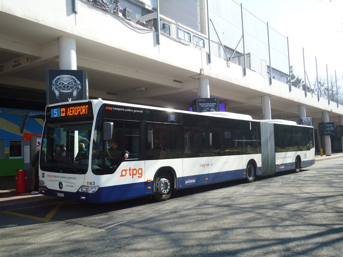 (138'188) - TPG Gen�ve - Nr. 1163/GE 960'913 - Mercedes am 9. M�rz 2012 in Gen�ve, Palexpo