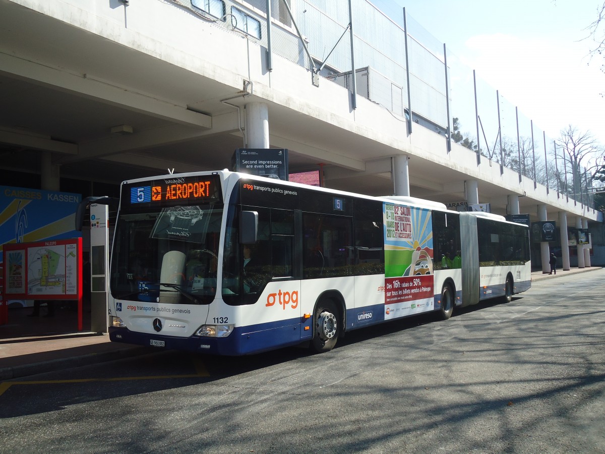 (138'189) - TPG Gen�ve - Nr. 1132/GE 960'882 - Mercedes am 9. M�rz 2012 in Gen�ve, Palexpo