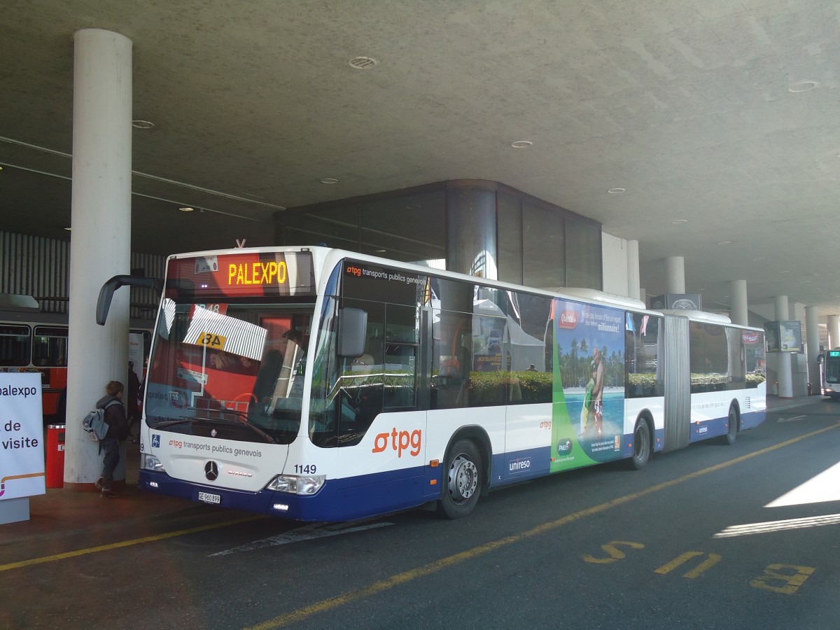 (138'199) - TPG Gen�ve - Nr. 1149/GE 960'899 - Mercedes am 9. M�rz 2012 in Gen�ve, Palexpo