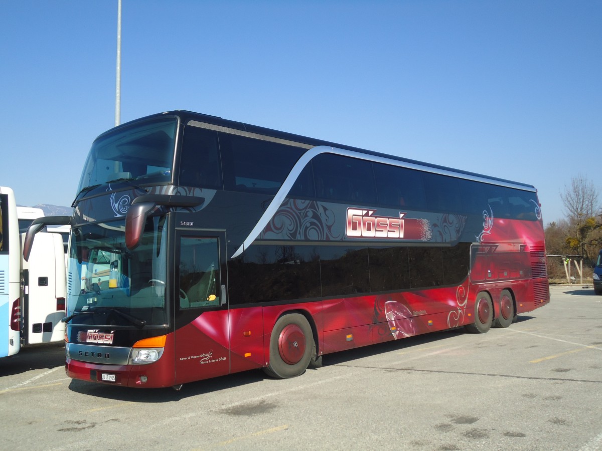 (138'218) - G�ssi, Horw - LU 183'925 - Setra am 9. M�rz 2012 in Gen�ve, P 47