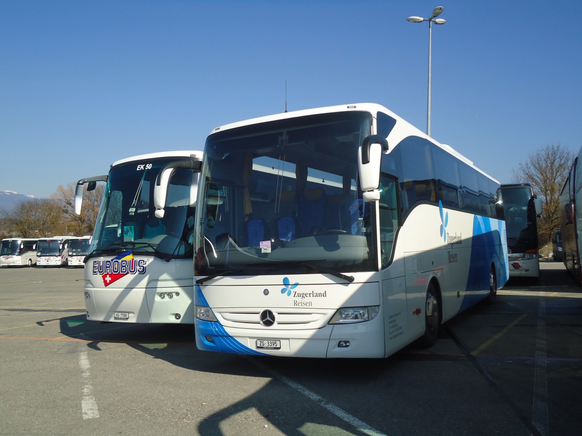 (138'220) - ZVB Zug - Nr. 445/ZG 3395 - Mercedes am 9. M�rz 2012 in Gen�ve, P 47