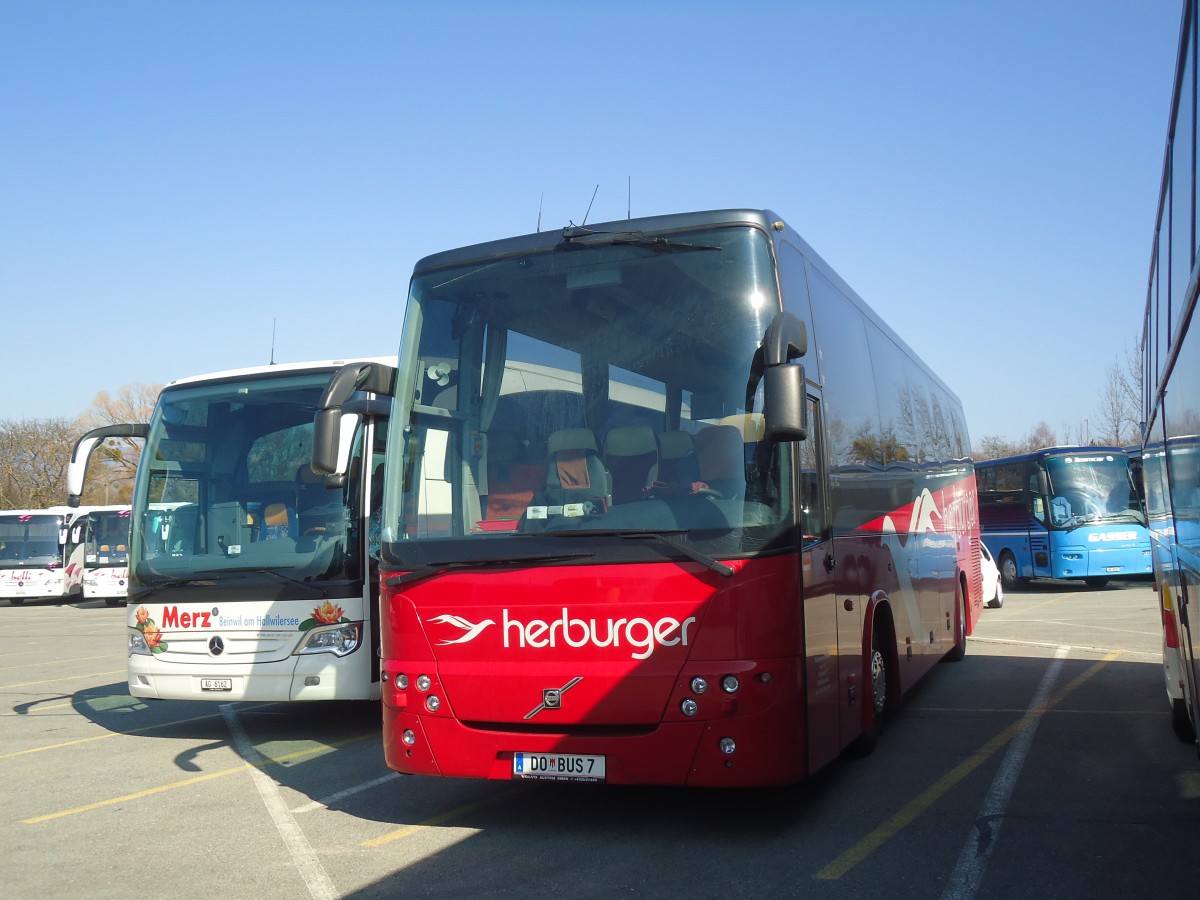(138'224) - Aus Oesterreich: Herburger, Dornbirn - DO BUS 7 - Volvo am 9. M�rz 2012 in Gen�ve, P 47