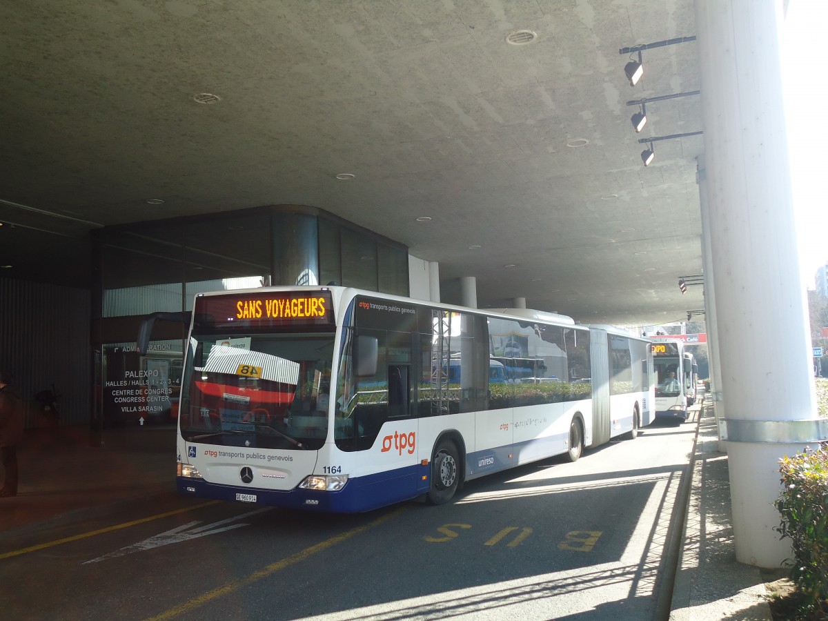 (138'233) - TPG Gen�ve - Nr. 1164/GE 960'914 - Mercedes am 9. M�rz 2012 in Gen�ve, Palexpo