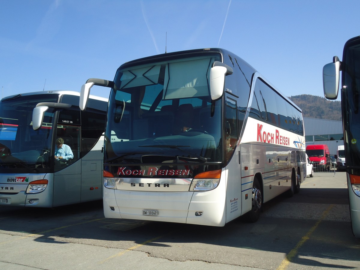 (138'345) - Koch, Giswil - OW 10'147 - Setra am 15. M�rz 2012 in Thun, Expo