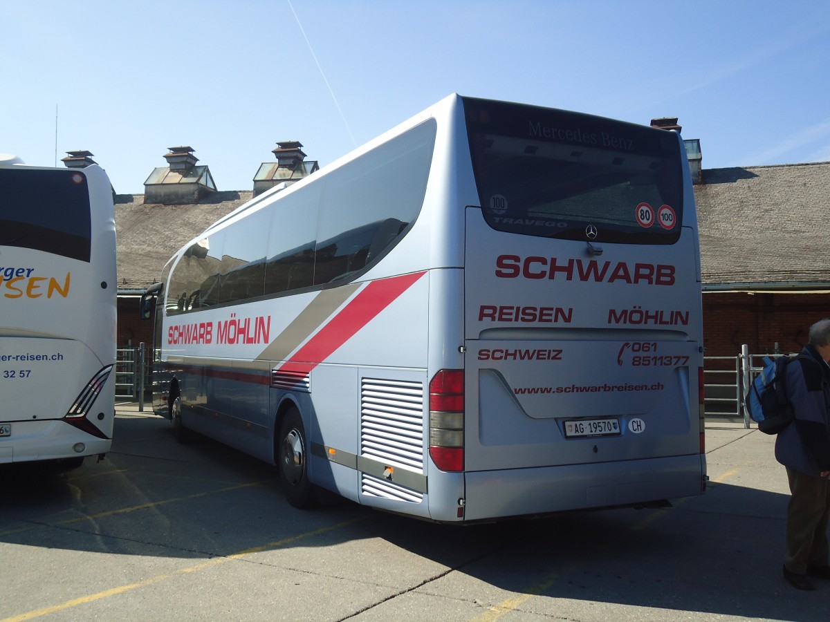 (138'350) - Schwarb, M�hlin - Nr. 28/AG 19'570 - Mercedes am 15. M�rz 2012 in Thun, Expo