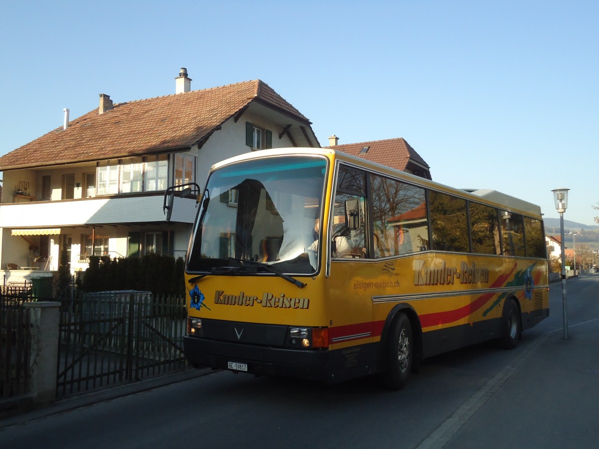(138'363) - Kander-Reisen, Frutigen - Nr. 6/BE 59'817 - Vetter (ex AVG Grindelwald Nr. 18) am 16. M�rz 2012 in Thun-Lerchenfeld, Langestrasse